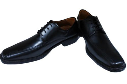 【KANEKA designo5023 ブラック】幅広4E スワールトゥビジネスシューズ